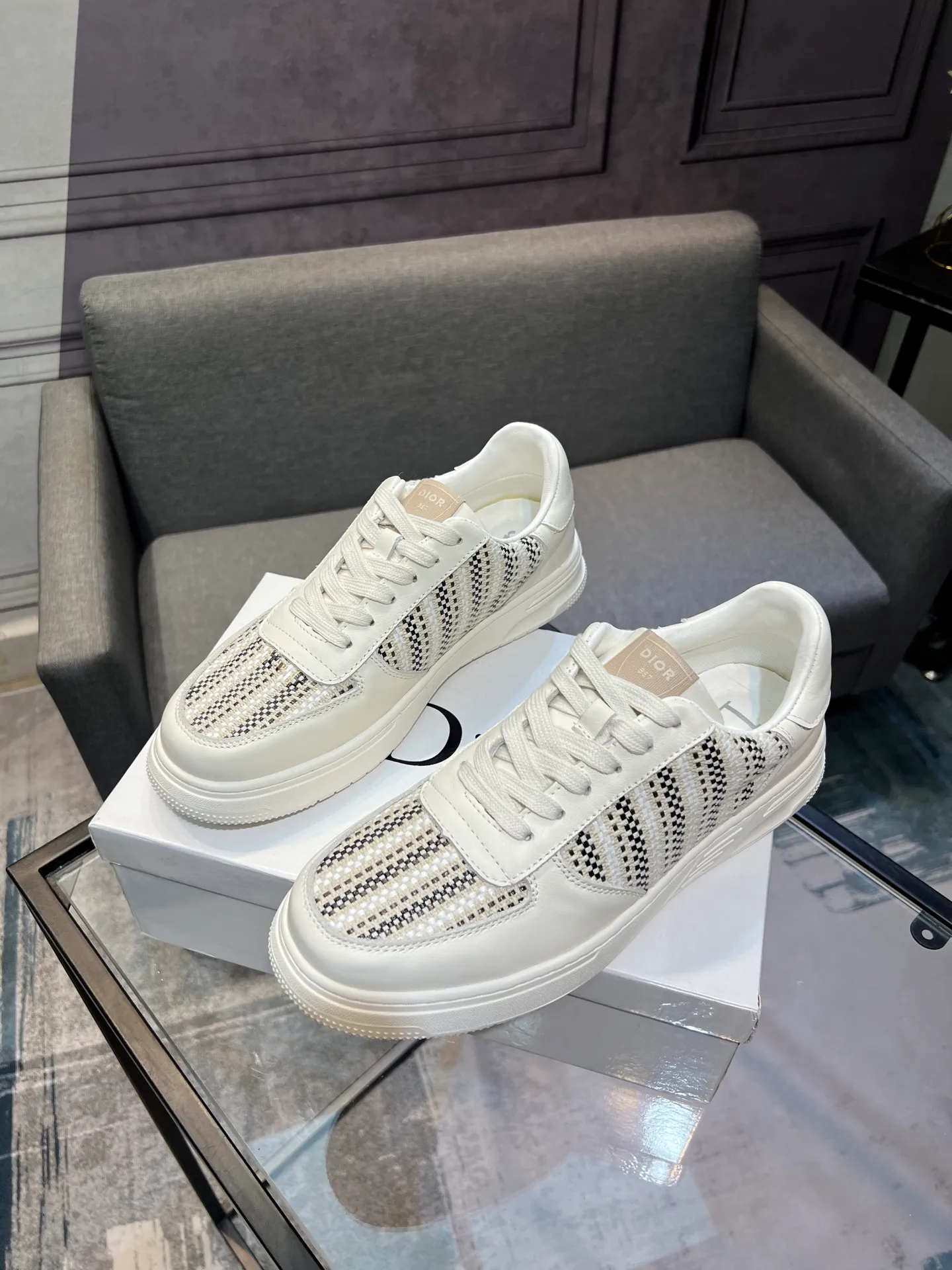 Men's Men's Shoes 💰400 [Dior] Spring and Autumn New Style 🙈Original Reissue! Reproduced from the original 💯, the workmanship is top-notch, 💪💪💪 cowhide leather upper ➕ genuine leather feet, 👻 suitable for all kinds of travel! Number of yards 38-44